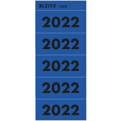 Rugetiket Leitz 2022 blauw