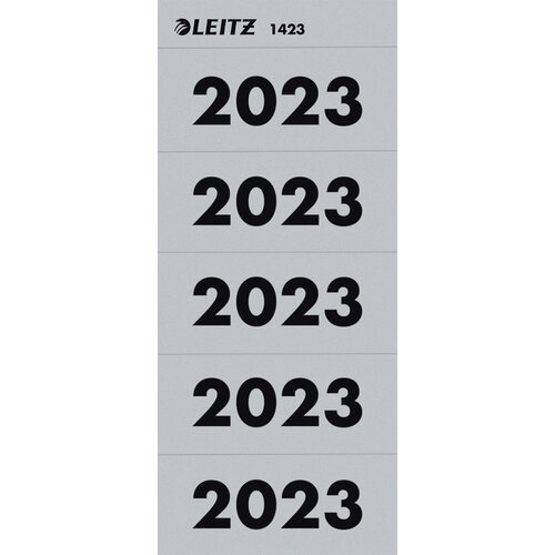 Leitz Rugetiket Leitz 2023 grijs
