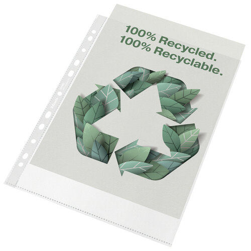 Esselte Pochette Esselte A4 Recycle A4 PP 11 trous transparent