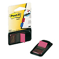 Post-it Indextabs 3M Post-it 680 25.4x43.2mm felroze