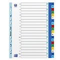 Oxford Intercalaires Oxford A4+ 11 trous 20 onglets A-Z PP couleur