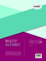 Multo Tabbladen Multo A4 23-gaats 20-delig A-Z grijs