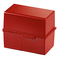 Han Boîte à fiches Han Large A6 plastique rouge