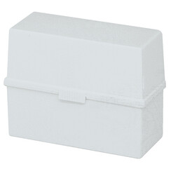Boîte à fiches Exacompta A5 plastique gris