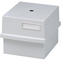 Multiform Boîte à fiches  Exacompta A6 court plastique gris