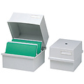 Multiform Boîte à fiches  Exacompta A6 court plastique gris