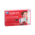 Oxford Flashcard Oxford 2.0 75x125mm 80 feuilles 250g ligné rose