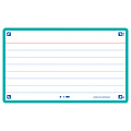 Oxford Flashcard Oxford 2.0 75x125mm 80 feuilles 250g ligné menthe