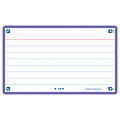 Oxford Flashcard Oxford 2.0 75x125mm 80 feuilles 250g ligné violet