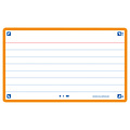 Oxford Flashcard Oxford 2.0 75x125mm 80 feuilles 250g ligné orange