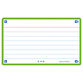 Oxford Flashcard Oxford 2.0 75x125mm 80 feuilles 250g ligné vert