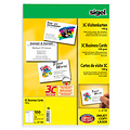 Sigel Cartes de visite Sigel 85x55mm uni 190g blanc