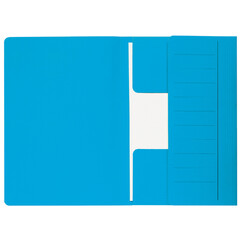 Dossiermap Secolor  Mammoet folio 3 kleppen 270gr blauw