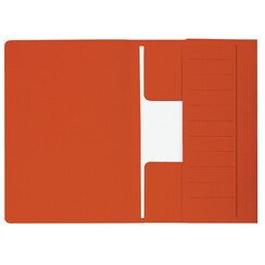 Dossiermap Secolor  Mammoet folio 3 kleppen 270gr rood