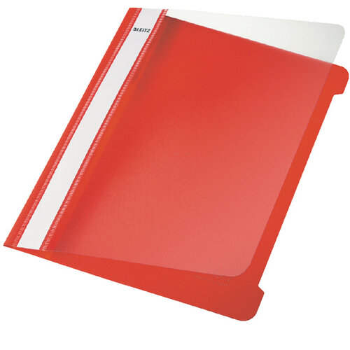 Leitz Snelhechter Leitz standaard A5 PVC rood