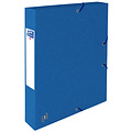 Oxford Boîte de classement à élastique Oxford Top File+ A4 40mm bleu