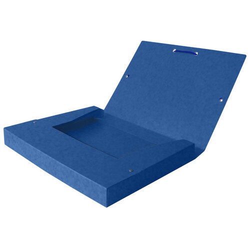 Oxford Boîte de classement à élastique Oxford Top File+ A4 40mm bleu