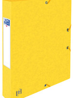 Oxford Elastobox Oxford Top File+ A4 40mm geel