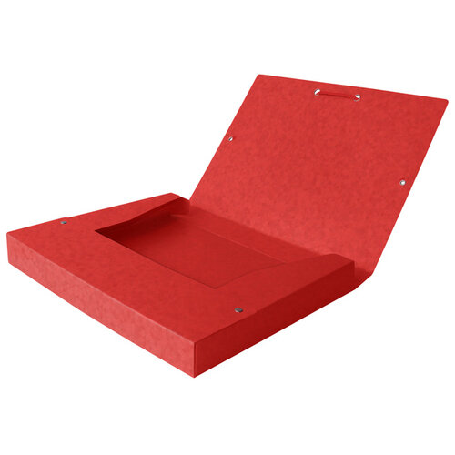 Oxford Boîte de classement à élastique Oxford Top File+ A4 40mm rouge