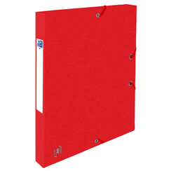 Elastobox Oxford Top File+ A4 25mm rood