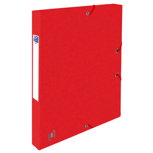 Oxford Elastobox Oxford Top File+ A4 25mm rood