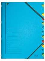 Leitz Sorteermap Leitz 12 tabbladen karton blauw