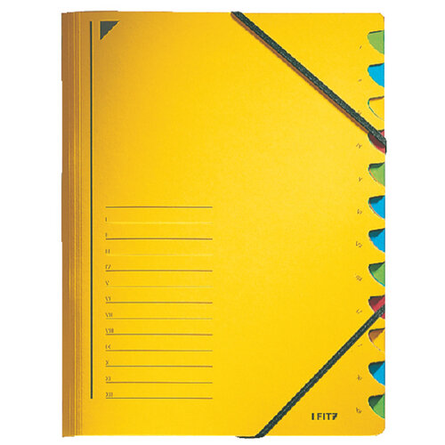 Leitz Trieur Leitz 3907 12 compartiments jaune