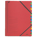 Leitz Trieur Leitz 3907 12 compartiments rouge