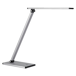 Lampe de bureau Unilux Terra aluminium gris