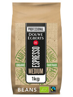 Douwe Egberts Koffie Douwe Egberts espresso bonen medium roast Organic en Fairtrade 1kg