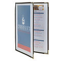 Securit Protège-menu Securit A4 2 volets/4 pages transparent