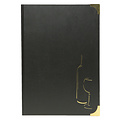 Securit Carte des vins Securit 4x2 pochettes noir