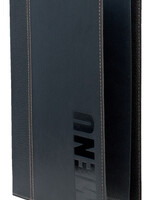 Securit Protège-menu Securit Trendy A5 1 x 2 pochettes noir