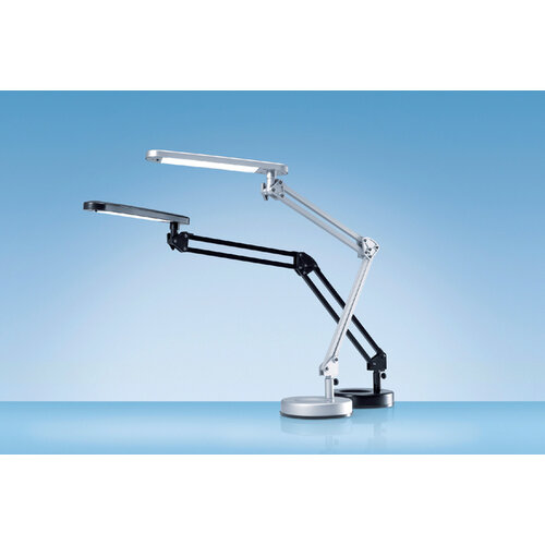 Hansa Bureaulamp Hansa led 4stars zilvergrijs