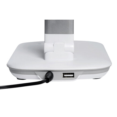 MAUL Bureaulamp MAUL Jazzy LED voet dimbaar + usbpoort wit
