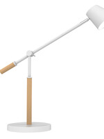 UNILUX Lampe de bureau Unilux Vicky LED bois blanc