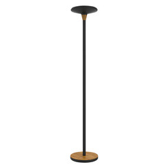 Lampadaire Unilux Baly LED bambou noir