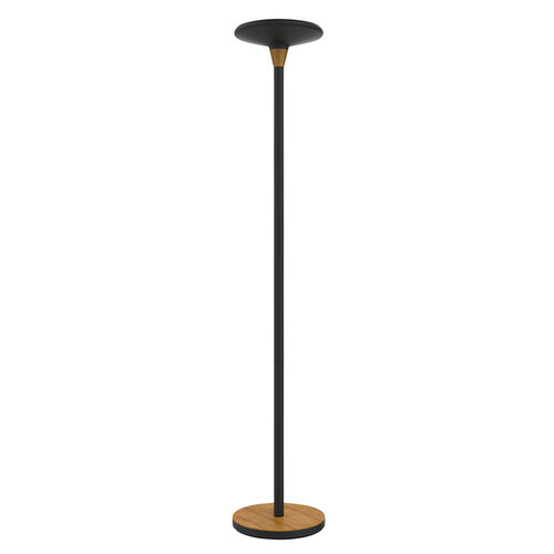 UNILUX Lampadaire Unilux Baly LED bambou noir