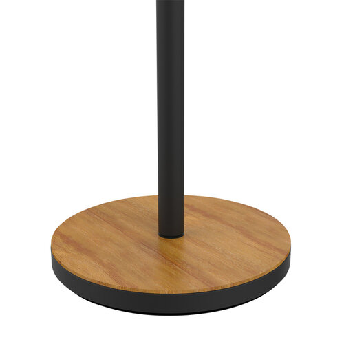 UNILUX Lampadaire Unilux Baly LED bambou noir