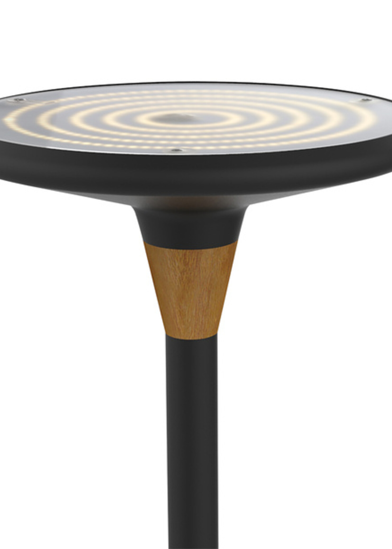 UNILUX Lampadaire Unilux Baly LED bambou noir