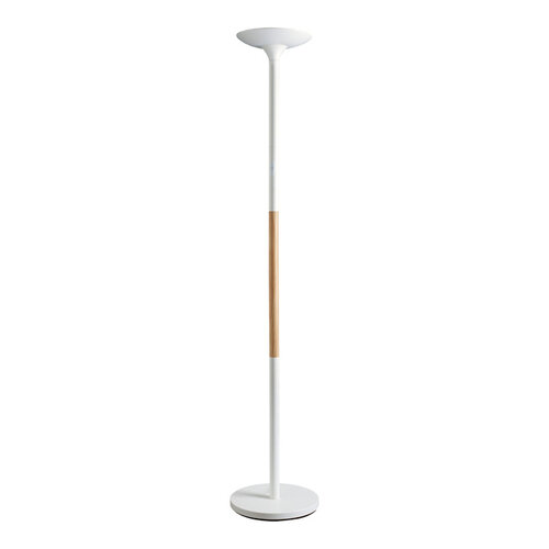 UNILUX Vloerlamp Unilux Pryska LED hout wit