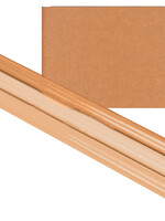 Haza Inpakpapier Kraft gestreept 60gr 100cmx10m op rol