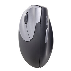 Souris Ergofy SRM VS4 gaucher sans fil argent noir