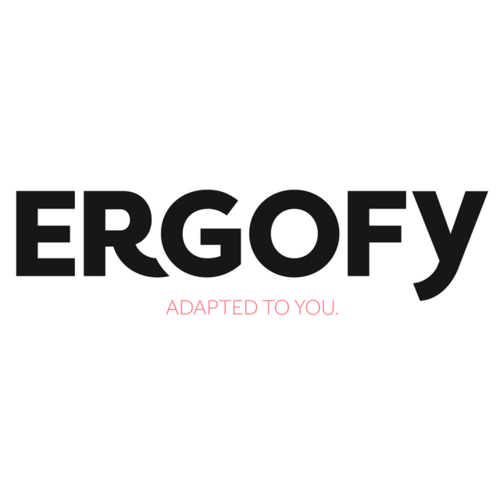 Ergofy Souris Ergofy SRM VS4 gaucher sans fil argent noir