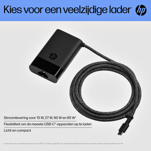 HP Chargeur ordinateur portable HP 65W USB-C