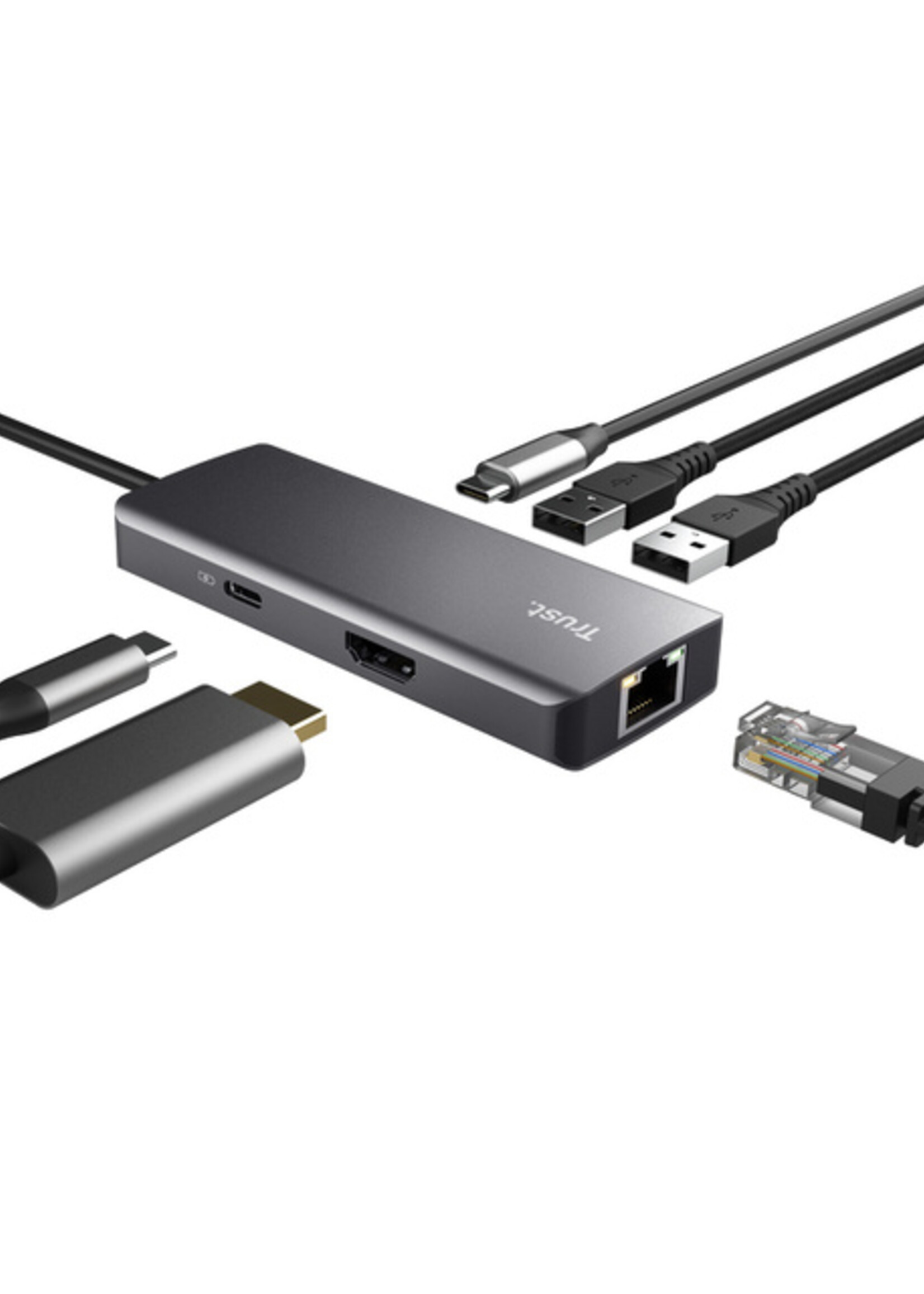 Trust Adaptateur Trust DALYX 6-en-1 USB-C multiport