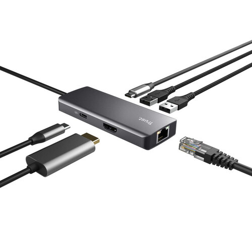 Trust Adapter Trust DALYX 6-in-1 USB-C multipoort