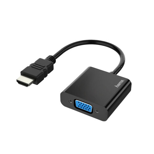 Hama Adapter Hama HDMI-VGA zwart