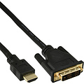 inLine Kabel inLine HDMI DVI 18+1 pin M/M 2 meter zwart