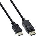 inLine Kabel inLine Displayport HDMI 4K M/M 2 meter zwart